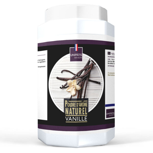 jar of vanilla aroma powder